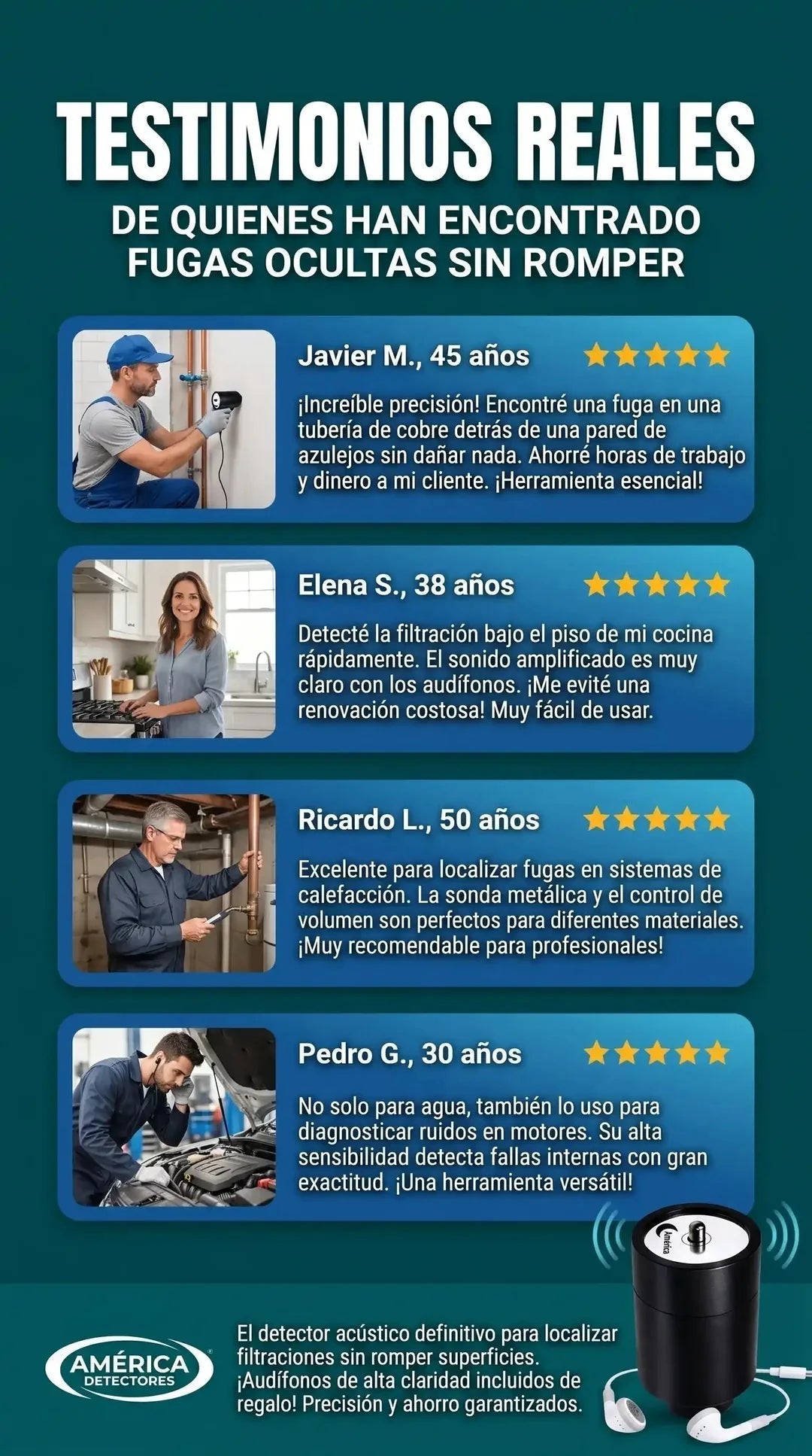 Detetor de Fugas de Água por Som — Encontra a Fuga Sem Partir Nada 💧
